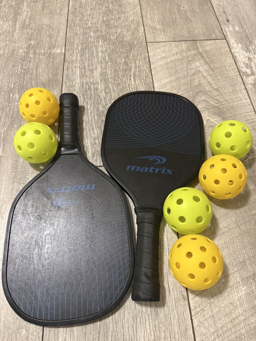 Matrix Pickleball Paddles & Balls