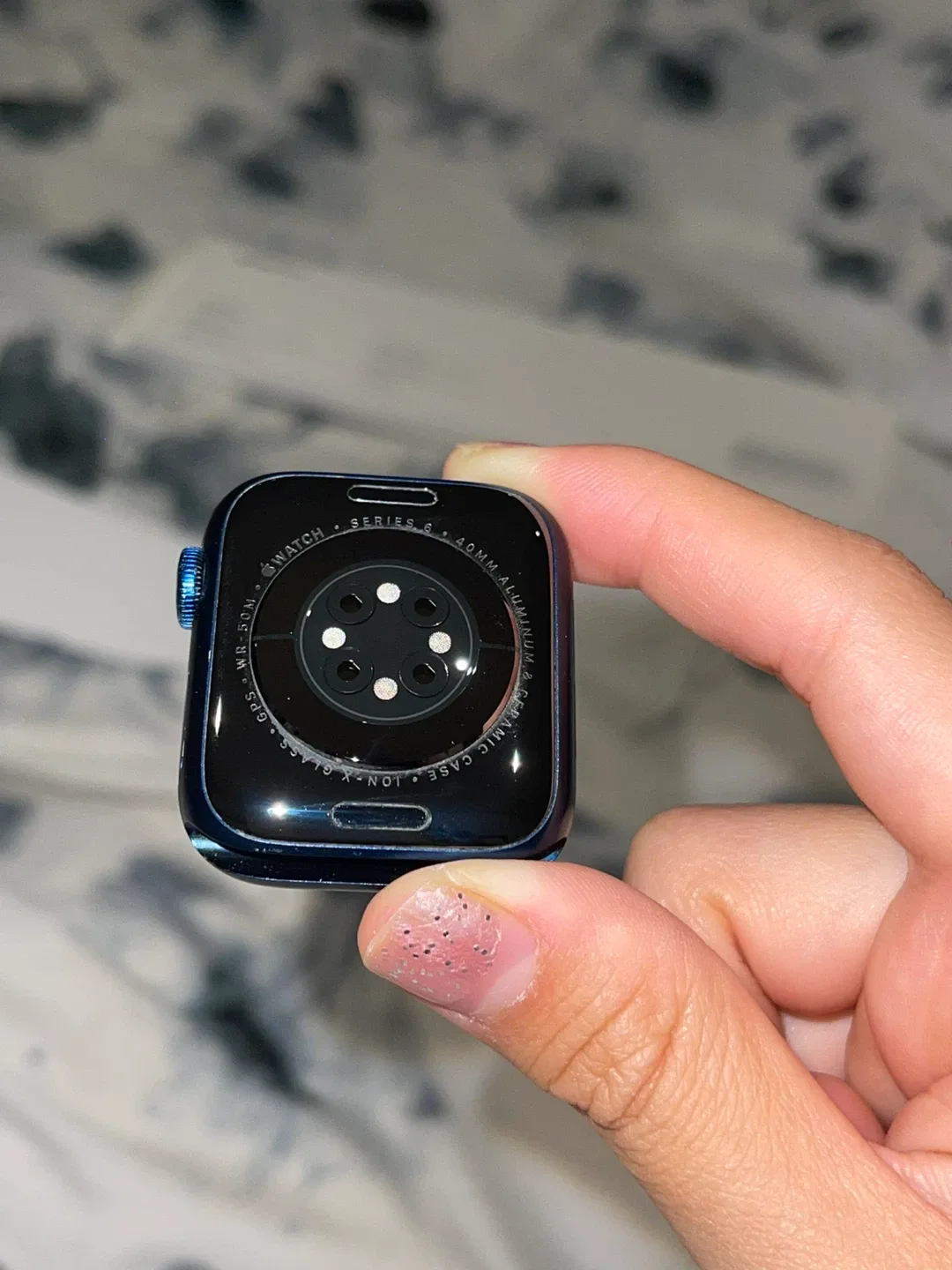 Apple Watch Series 6 40mm Blue - With Box and Charger 🥕 image indicator(2)