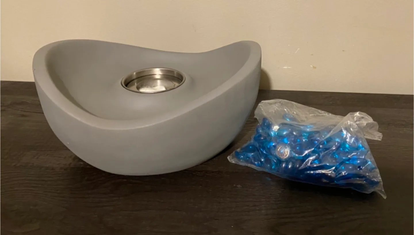 New Onlyfire Tabletop Fire Pit with Glass Stones 10.5” image indicator(6)