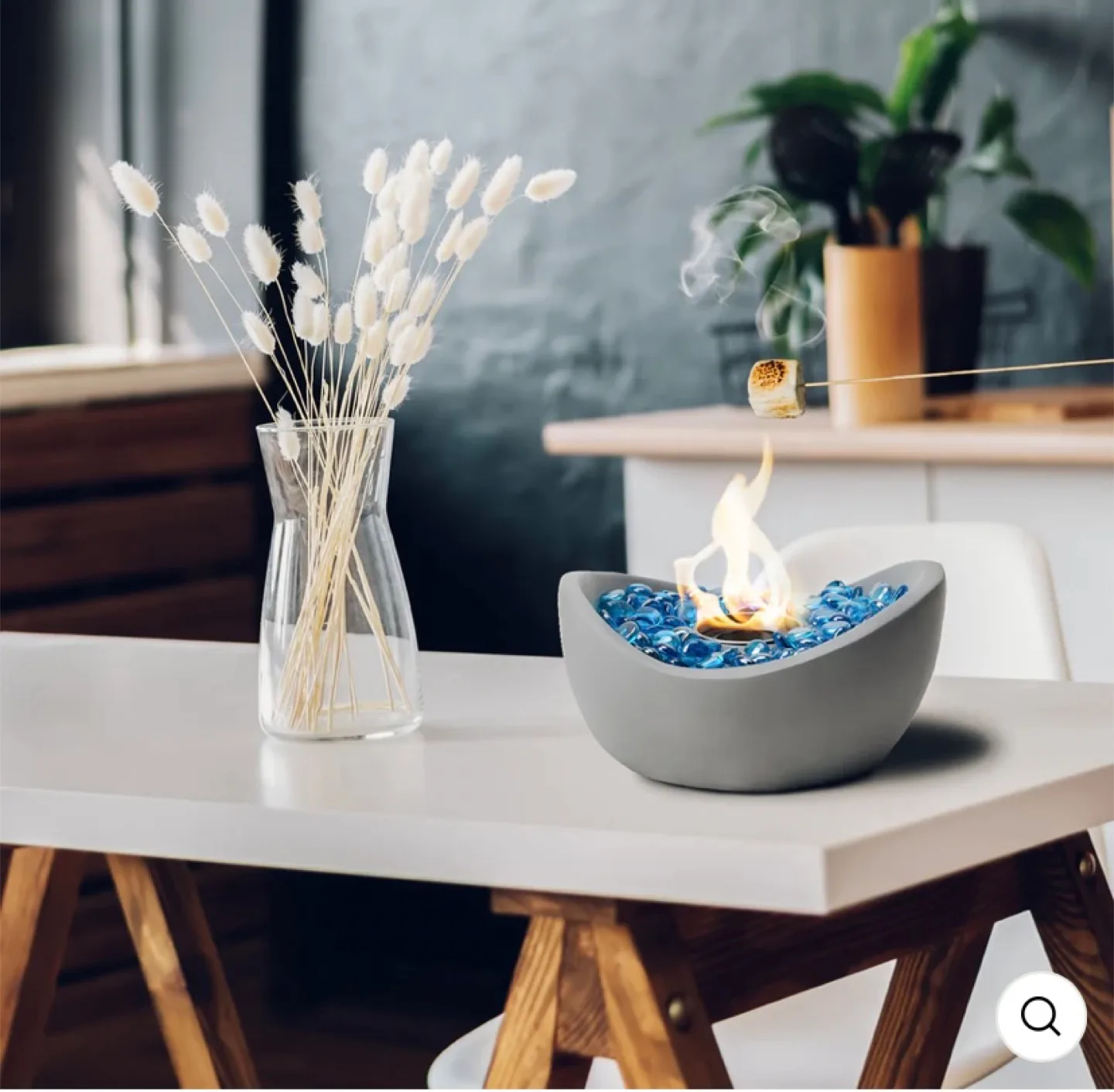 New Onlyfire Tabletop Fire Pit with Glass Stones 10.5” image indicator(3)