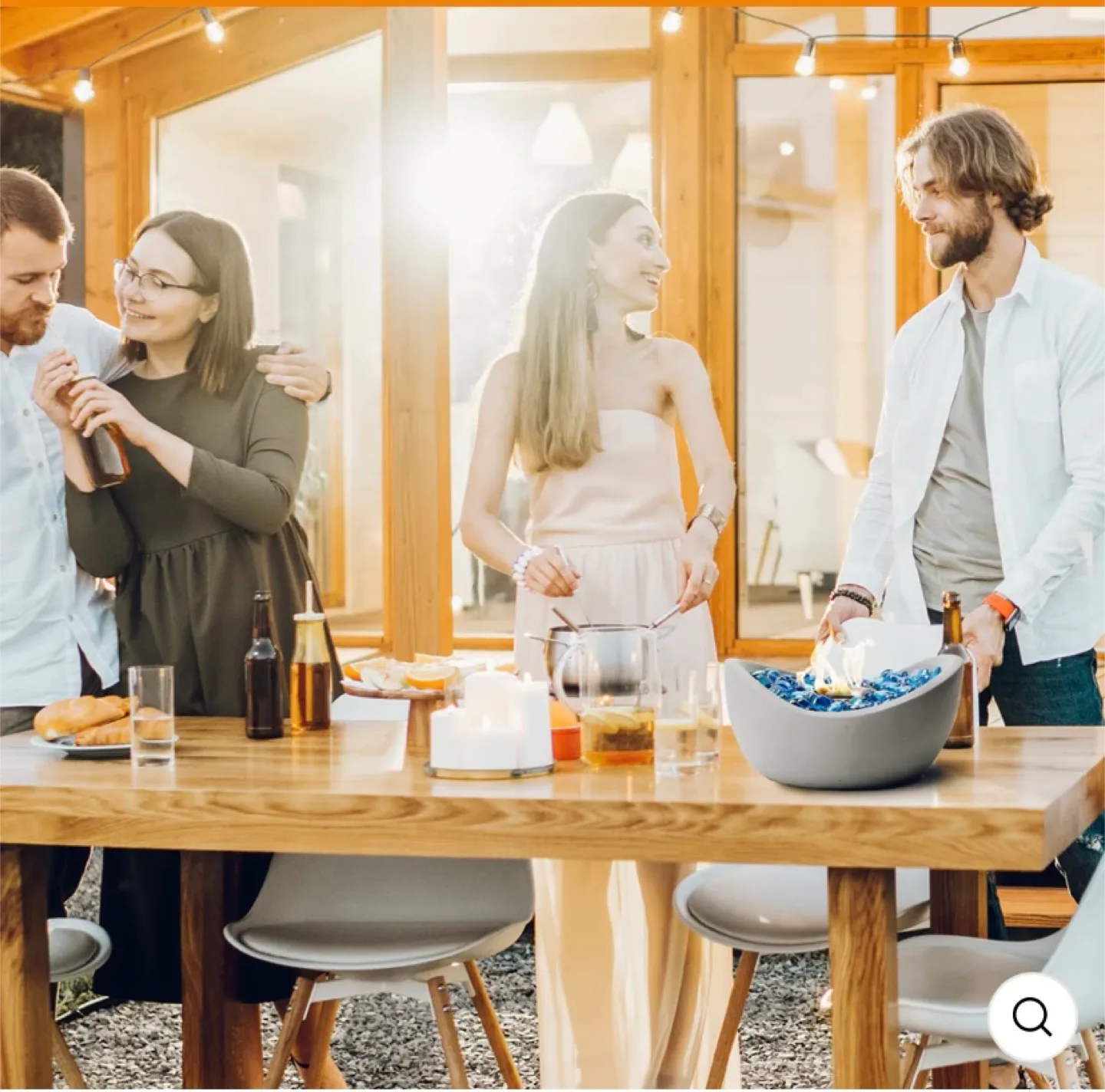 New Onlyfire Tabletop Fire Pit with Glass Stones 10.5” image indicator(5)