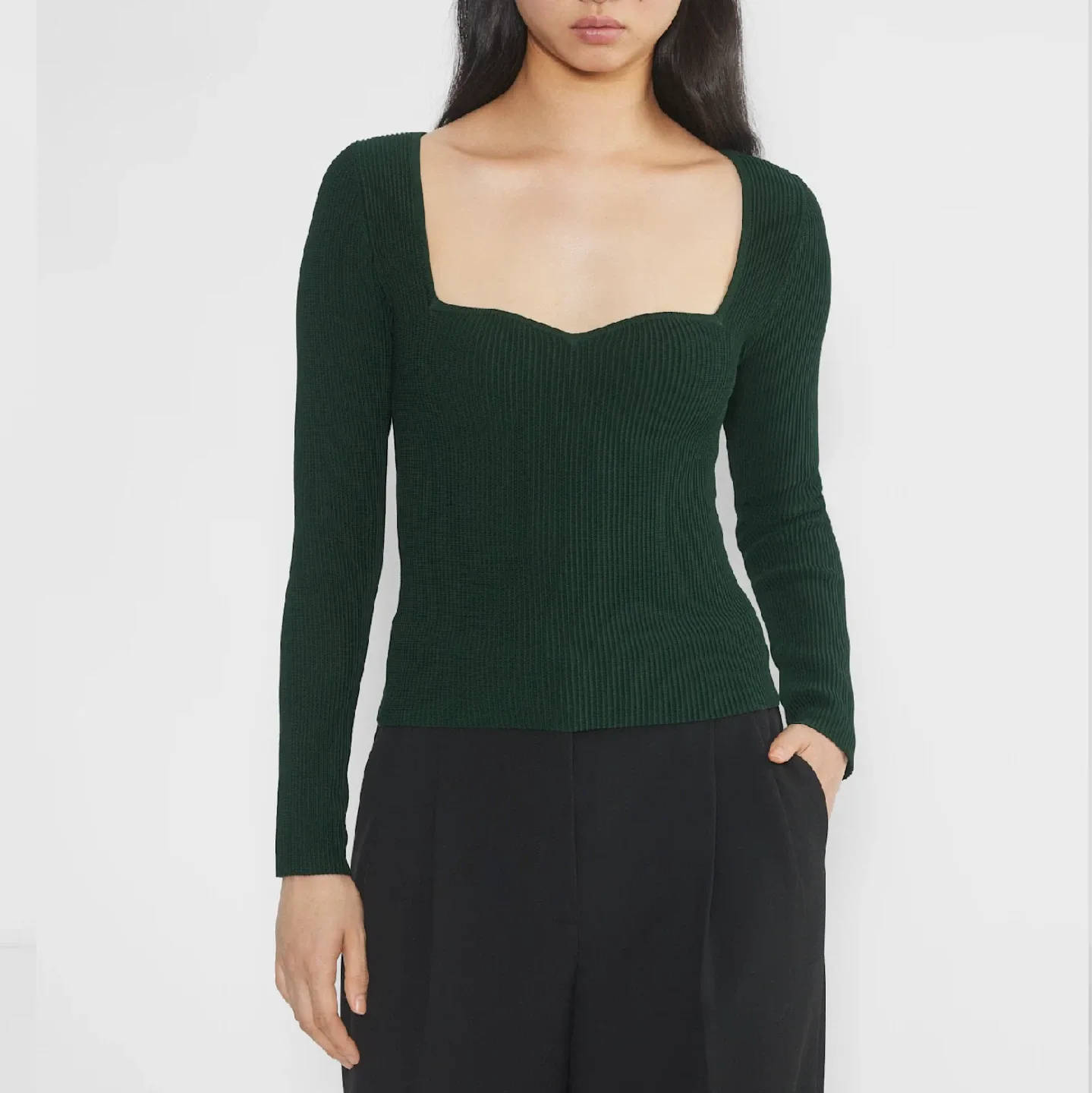 Babaton sculpt knit long sleeves Small New with tag thumbnail