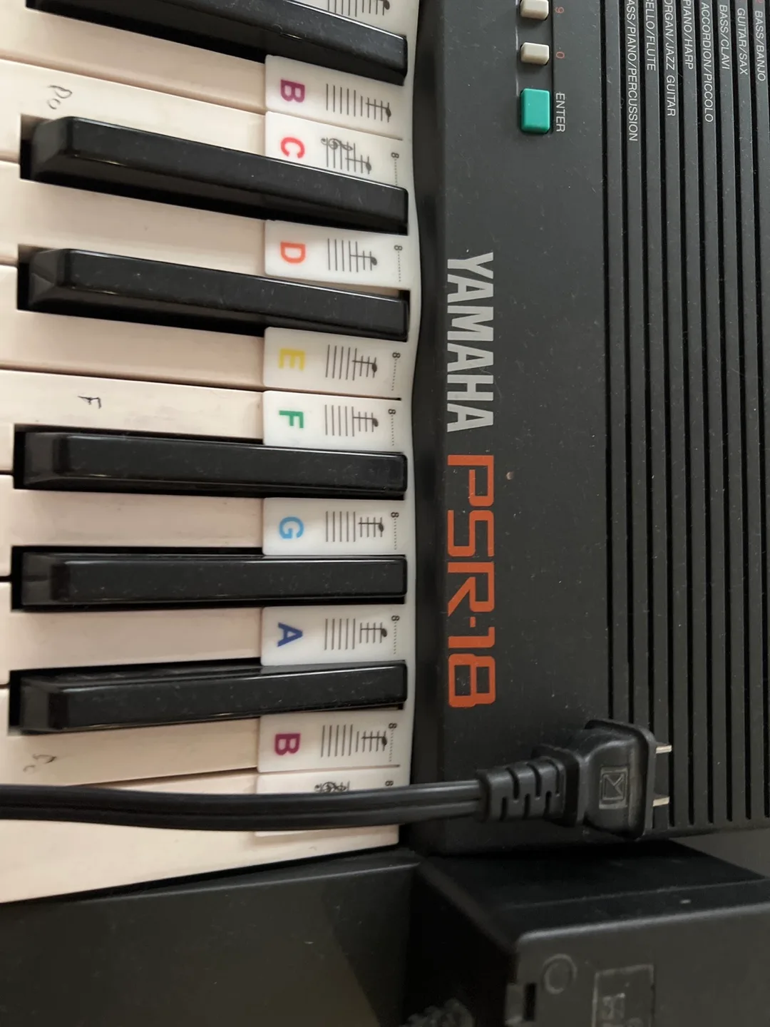 Yamaha PSR-18 Keyboard image indicator(2)