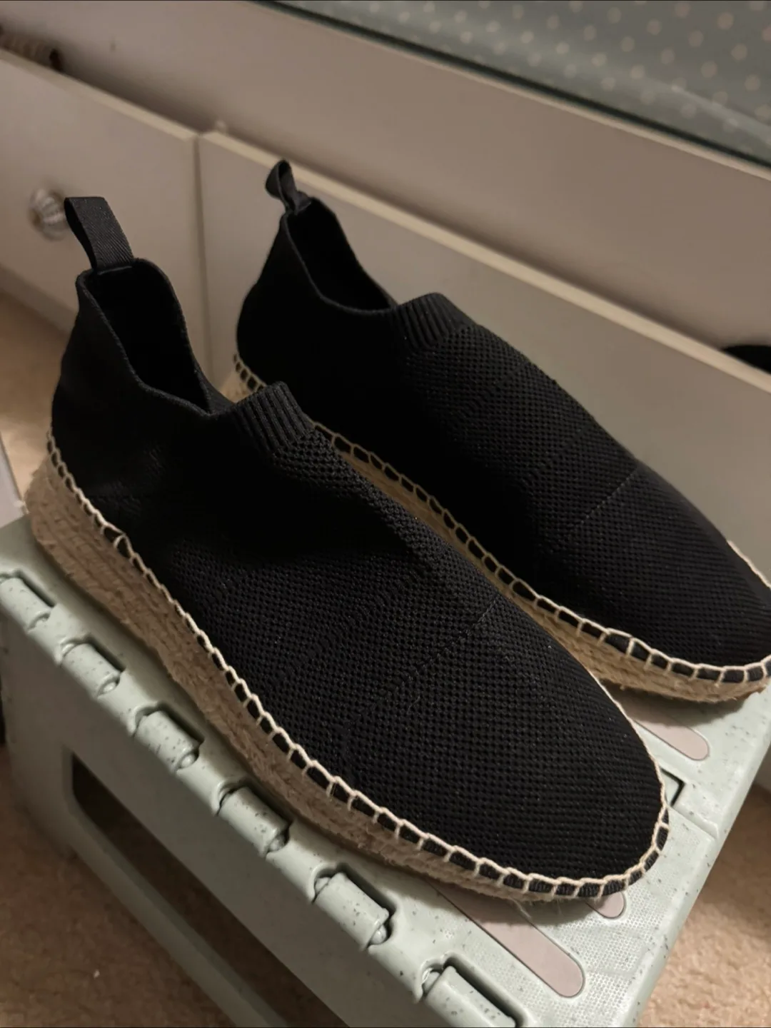 Alexander Wang Black Dylan Low-Top Espadrille Slip-On Shoes image indicator(5)