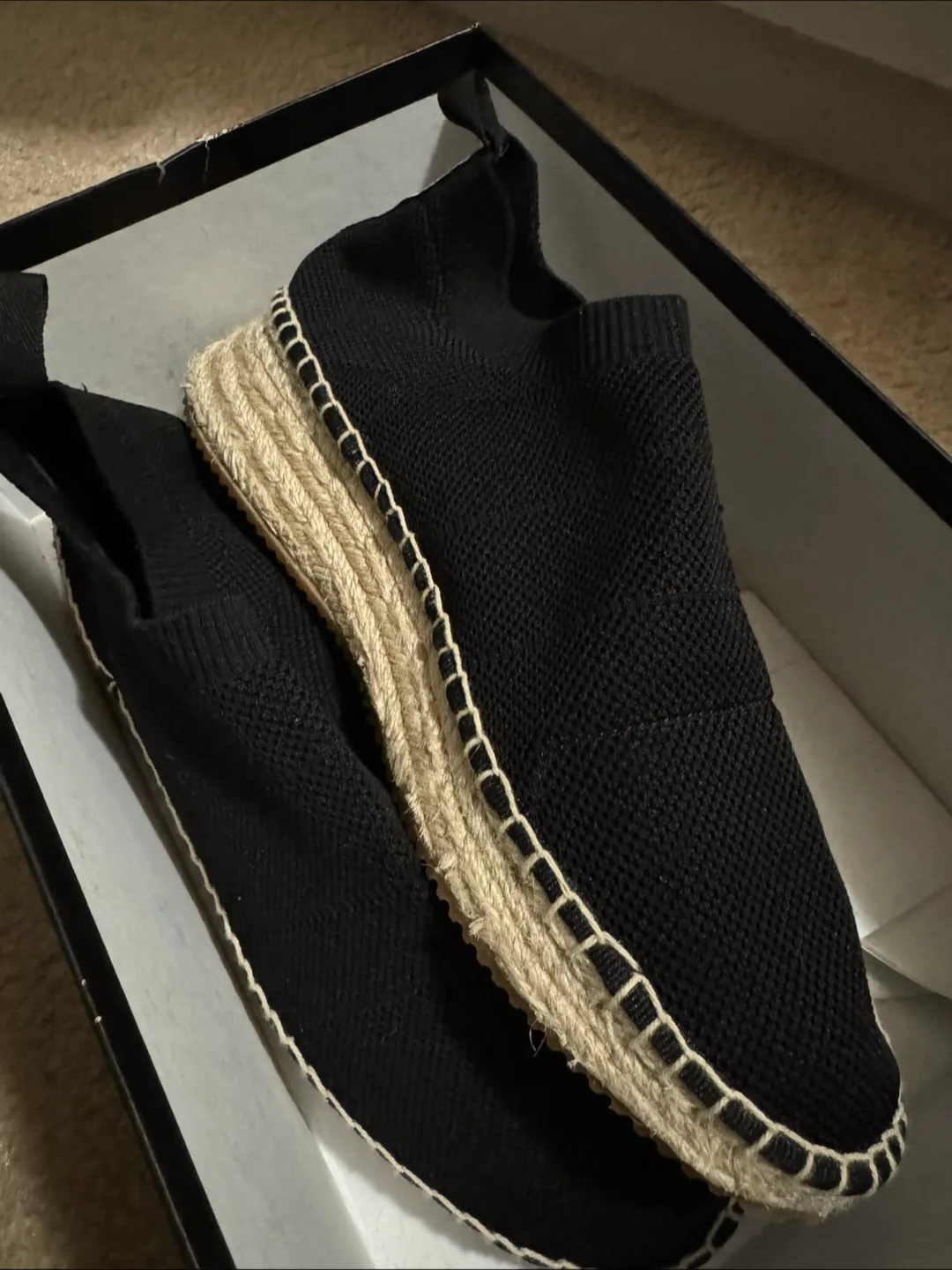 Alexander Wang Black Dylan Low-Top Espadrille Slip-On Shoes image indicator(3)