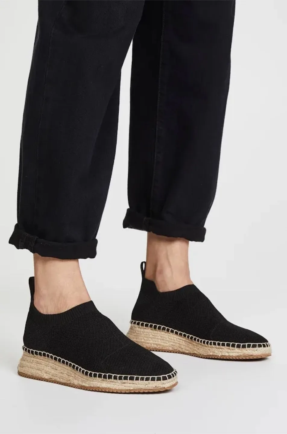Alexander Wang Black Dylan Low-Top Espadrille Slip-On Shoes image indicator(2)