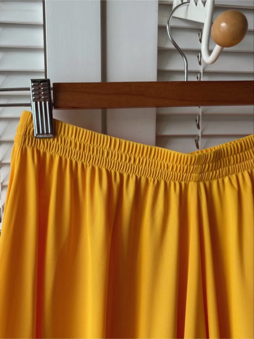 Vintage Maxi Long Flowy Full Skirt with Organza Hem image indicator(2)