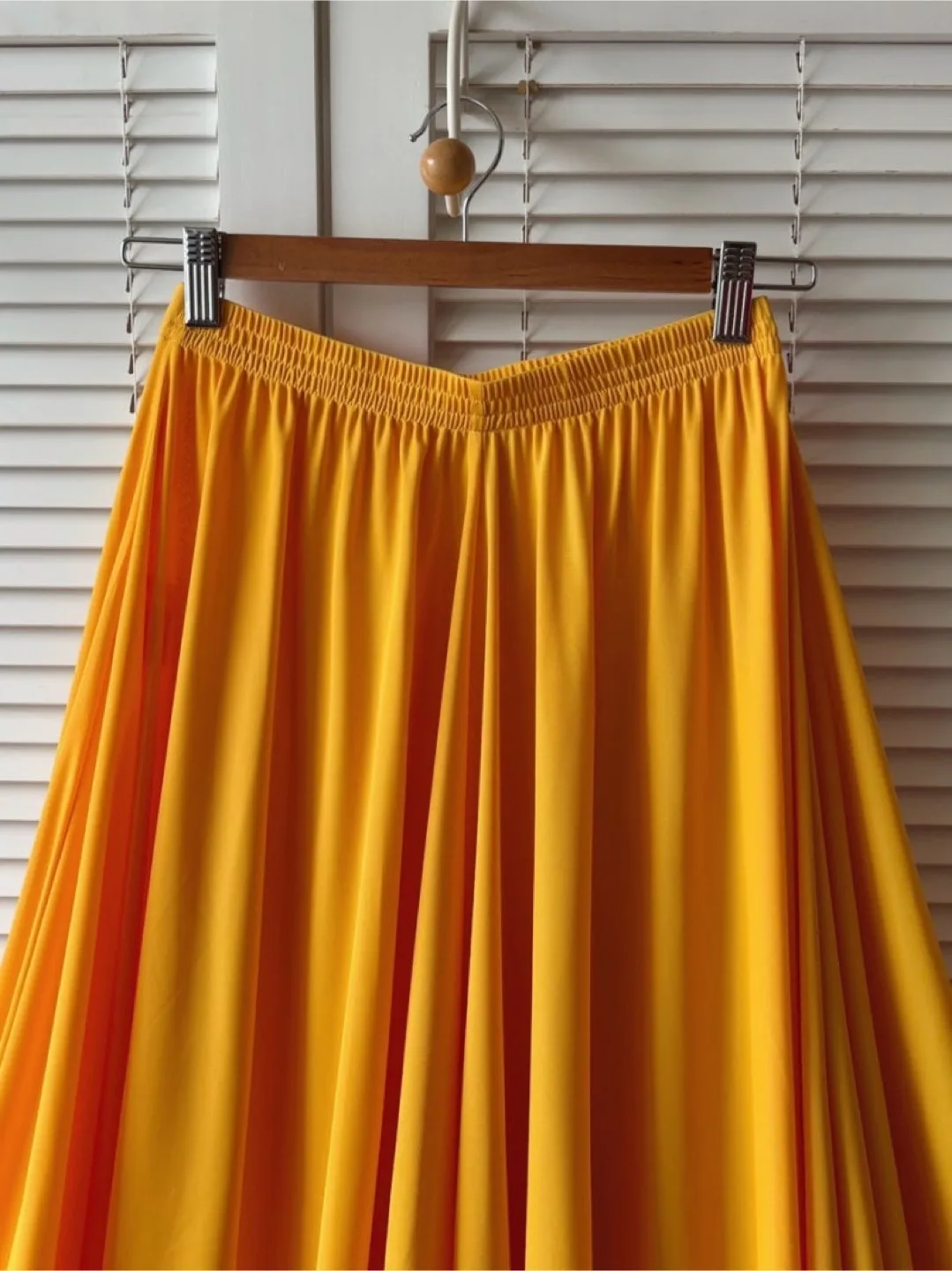 Vintage Maxi Long Flowy Full Skirt with Organza Hem image indicator(9)