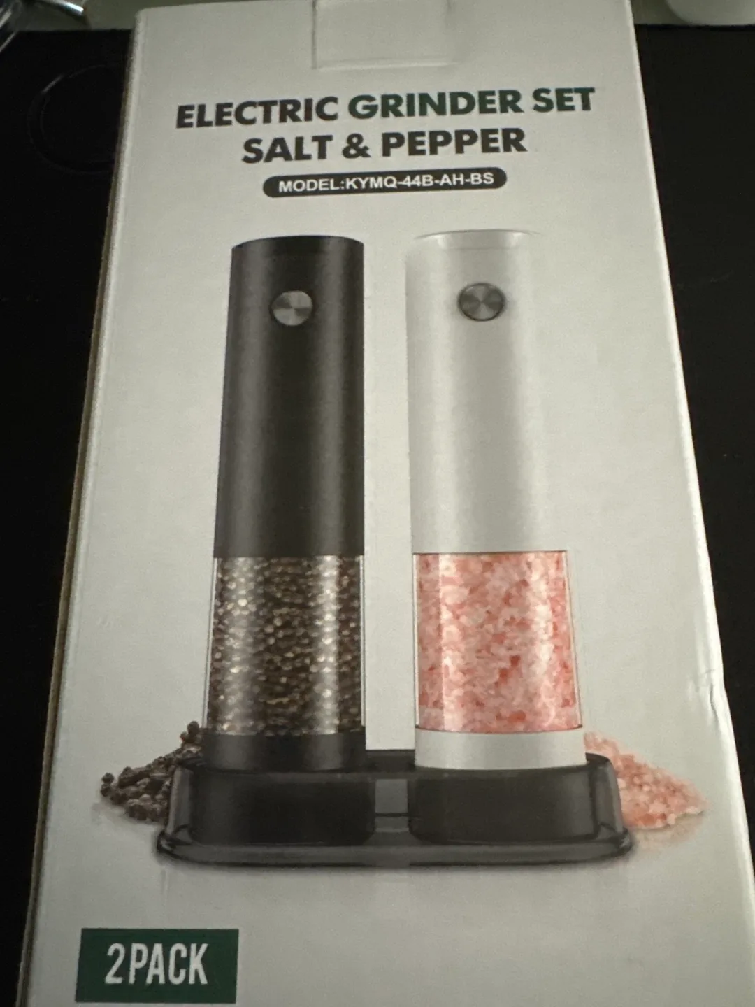 Electric Salt & Pepper Grinder Set - New thumbnail