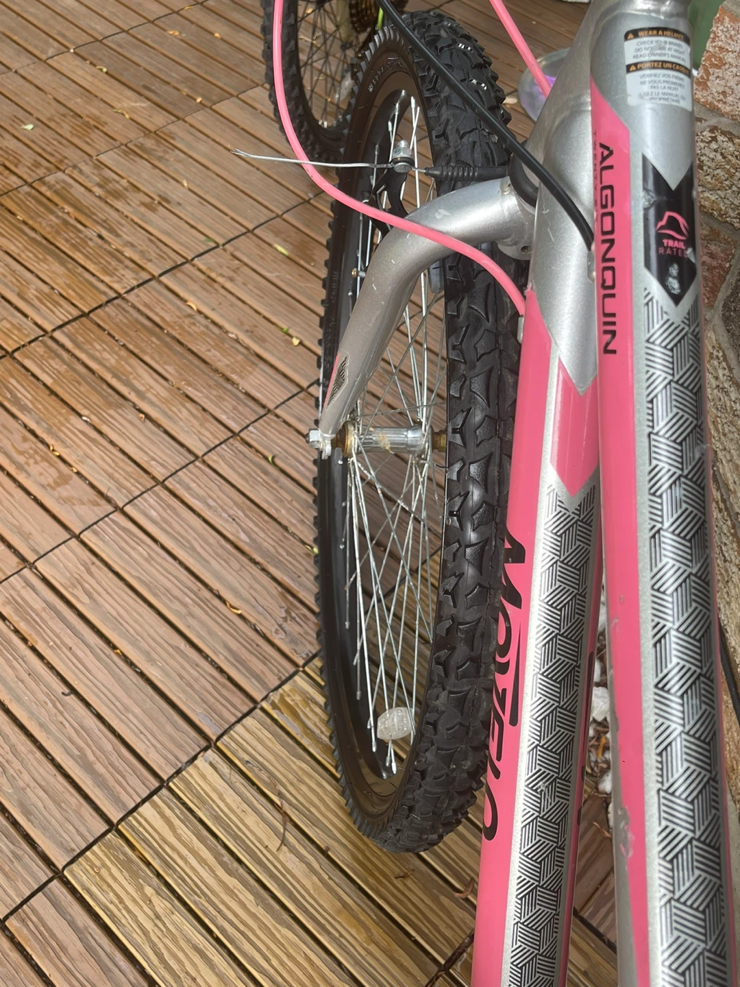 26 Movelo Algonquin Trail Rated Bike - Silver & Pink - photo 3