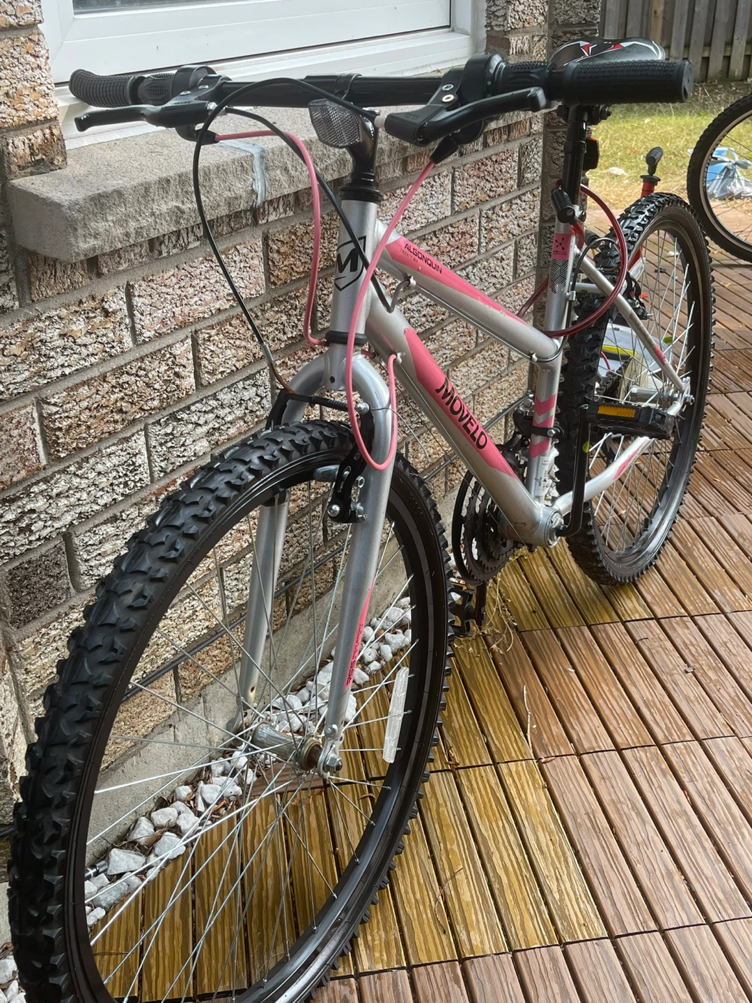 26 Movelo Algonquin Trail Rated Bike - Silver & Pink - photo 5