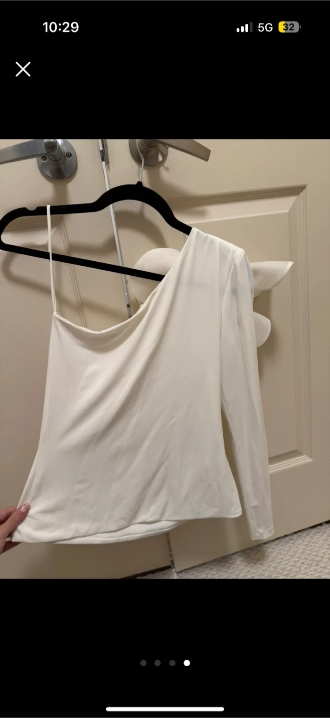 Colour Nude Asymmetric Top - Size 36 NWT image indicator(4)