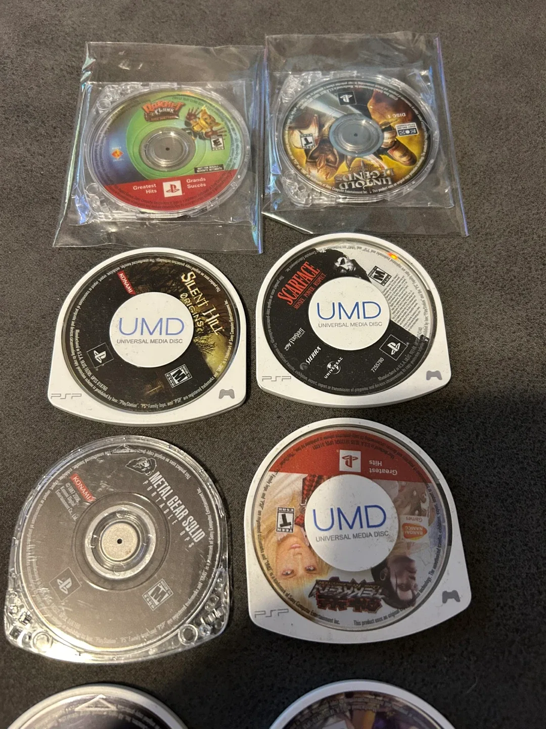 PSP UMD Game Lot - Metal Gear, Silent Hill, More! thumbnail