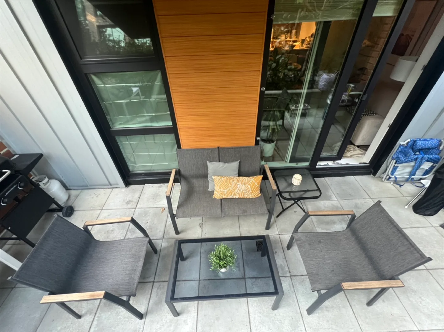 Outdoor Patio 4 pc Set - Loveseat, Chairs, Table image indicator(2)