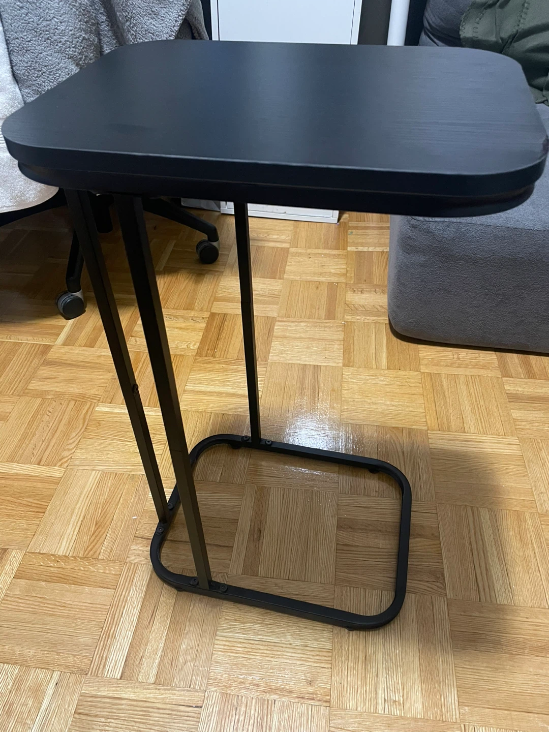C shaped side table