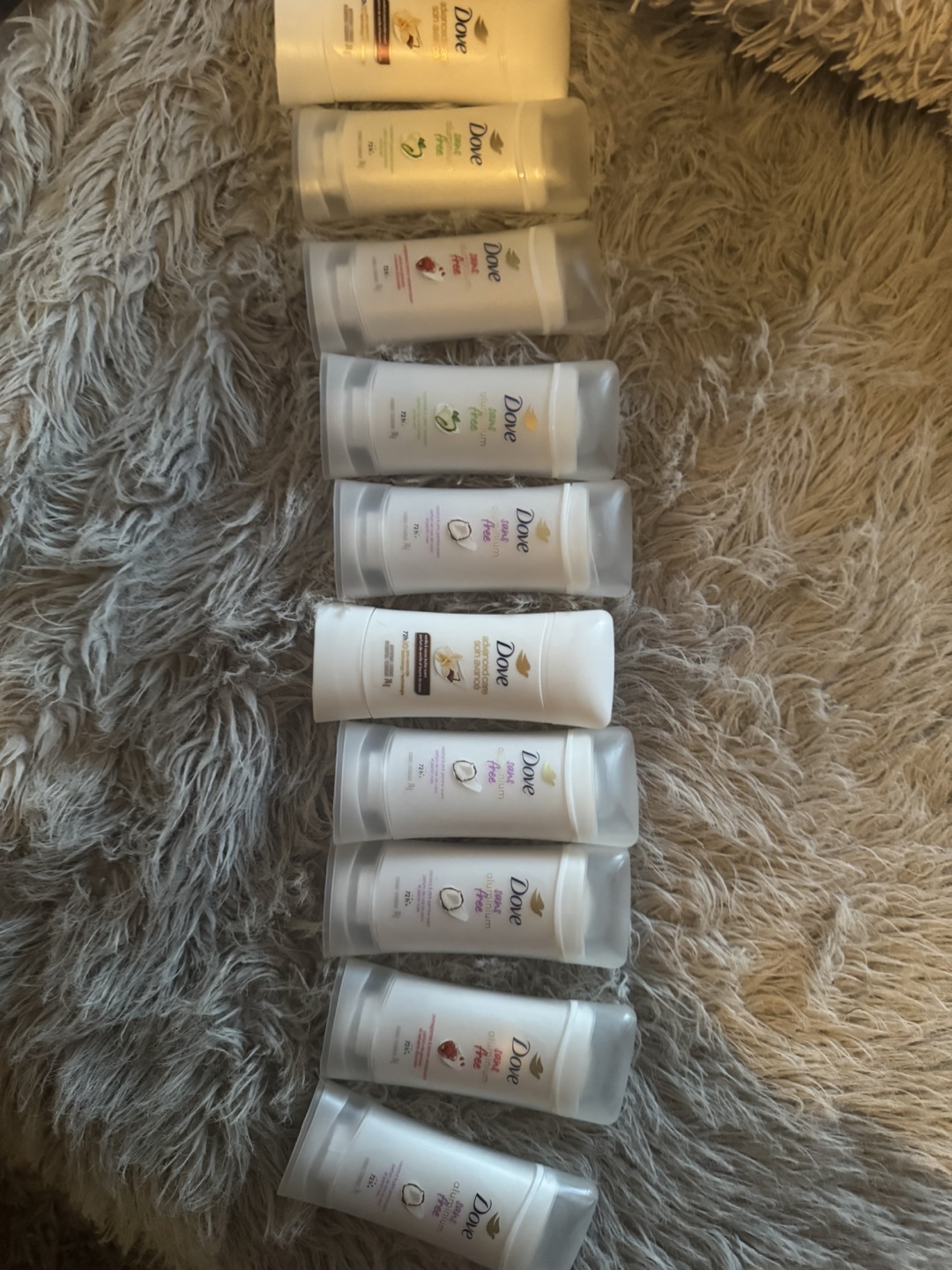 Dove Aluminum Free Deodorant Lot