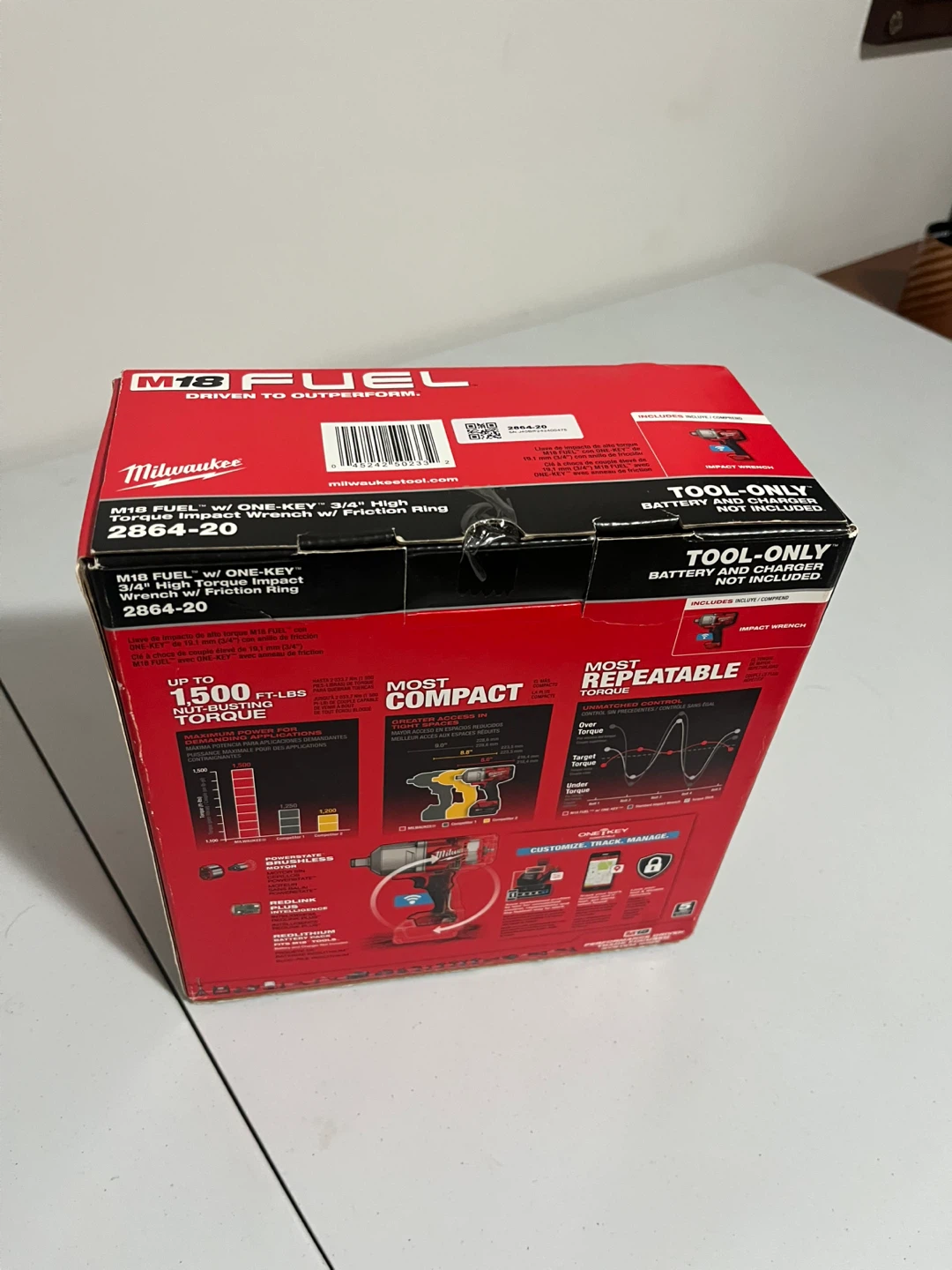 Milwaukee M18 FUEL 3/4" High Torque Impact Wrench - NEW - photo 2