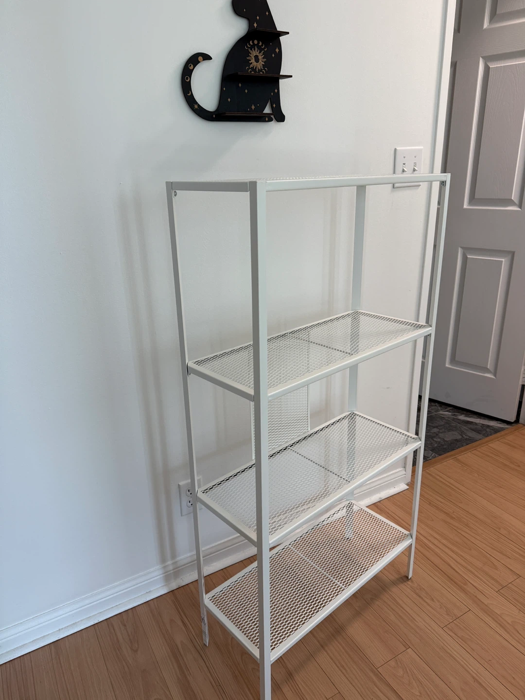 BAGGEBO Shelf unit, white and metal
