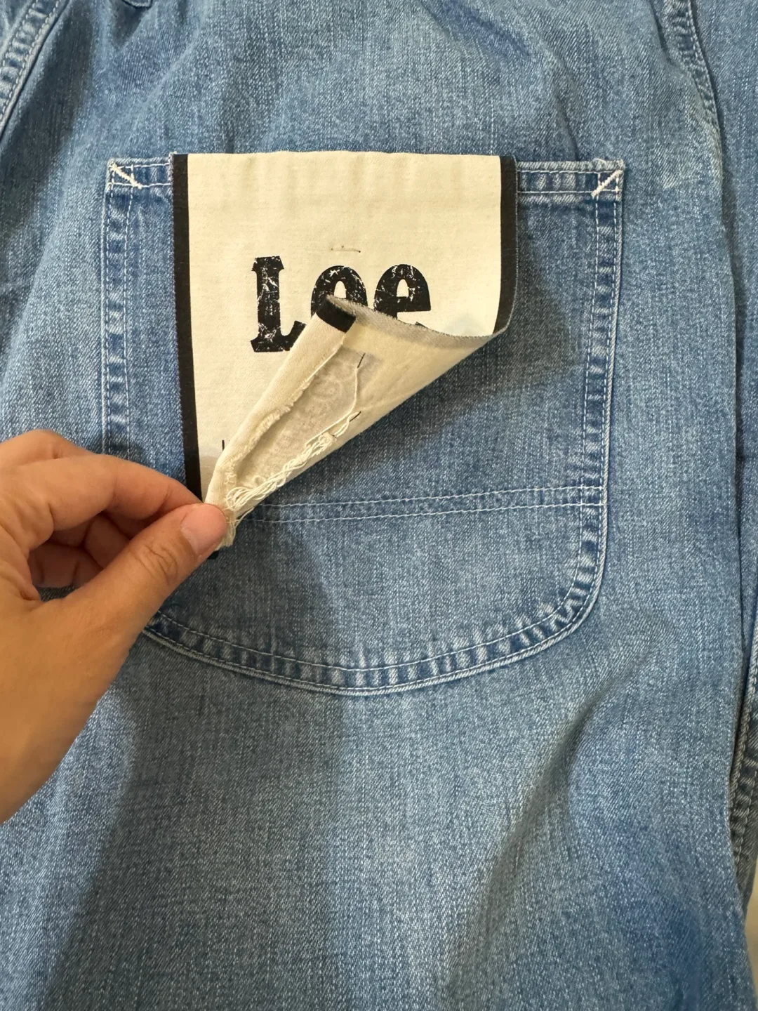 Vintage Lee 90s Denim Pants Men’s Workwear Dungarees Jeans image indicator(8)