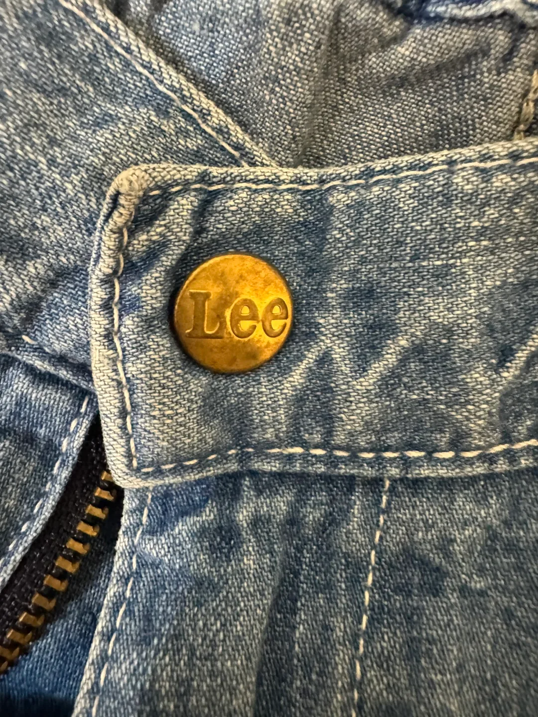 Vintage Lee 90s Denim Pants Men’s Workwear Dungarees Jeans image indicator(10)