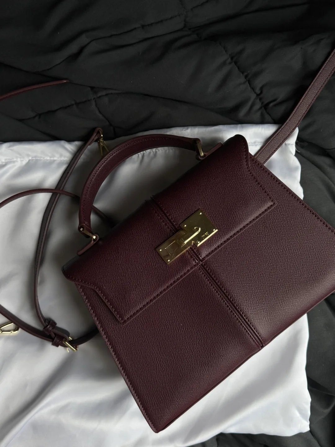 JW PEI Elise Large Top Handle Bag - Claret image indicator(2)