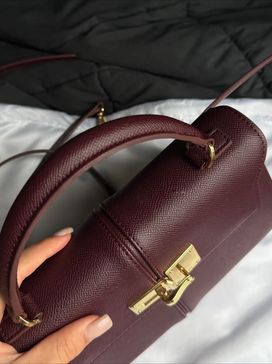 JW PEI Elise Large Top Handle Bag - Claret image indicator(3)