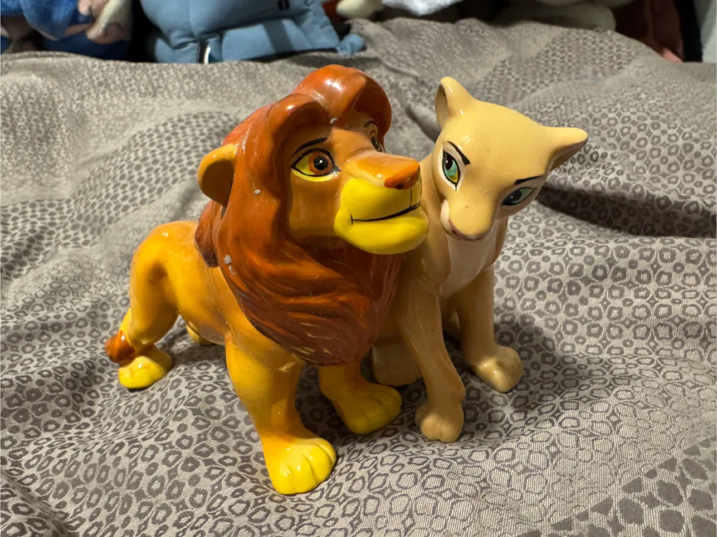 Lion King Simba & Nala Ceramic Figurines thumbnail