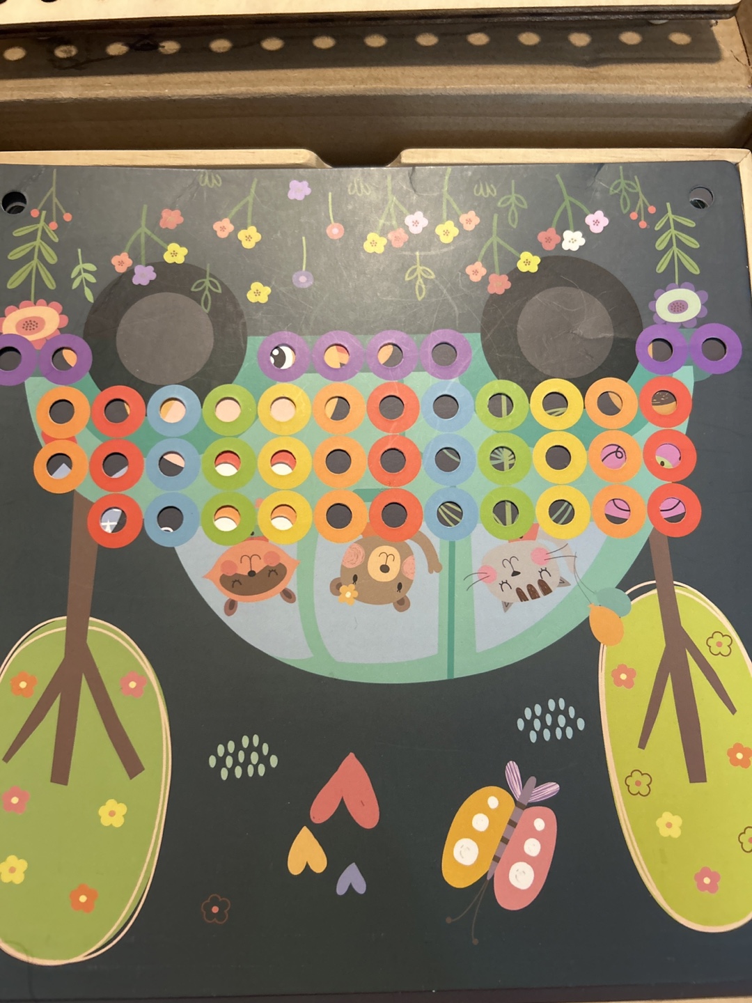 Maycoly Wooden Mosaic Puzzle Toy Set Ages 3+ - photo 3