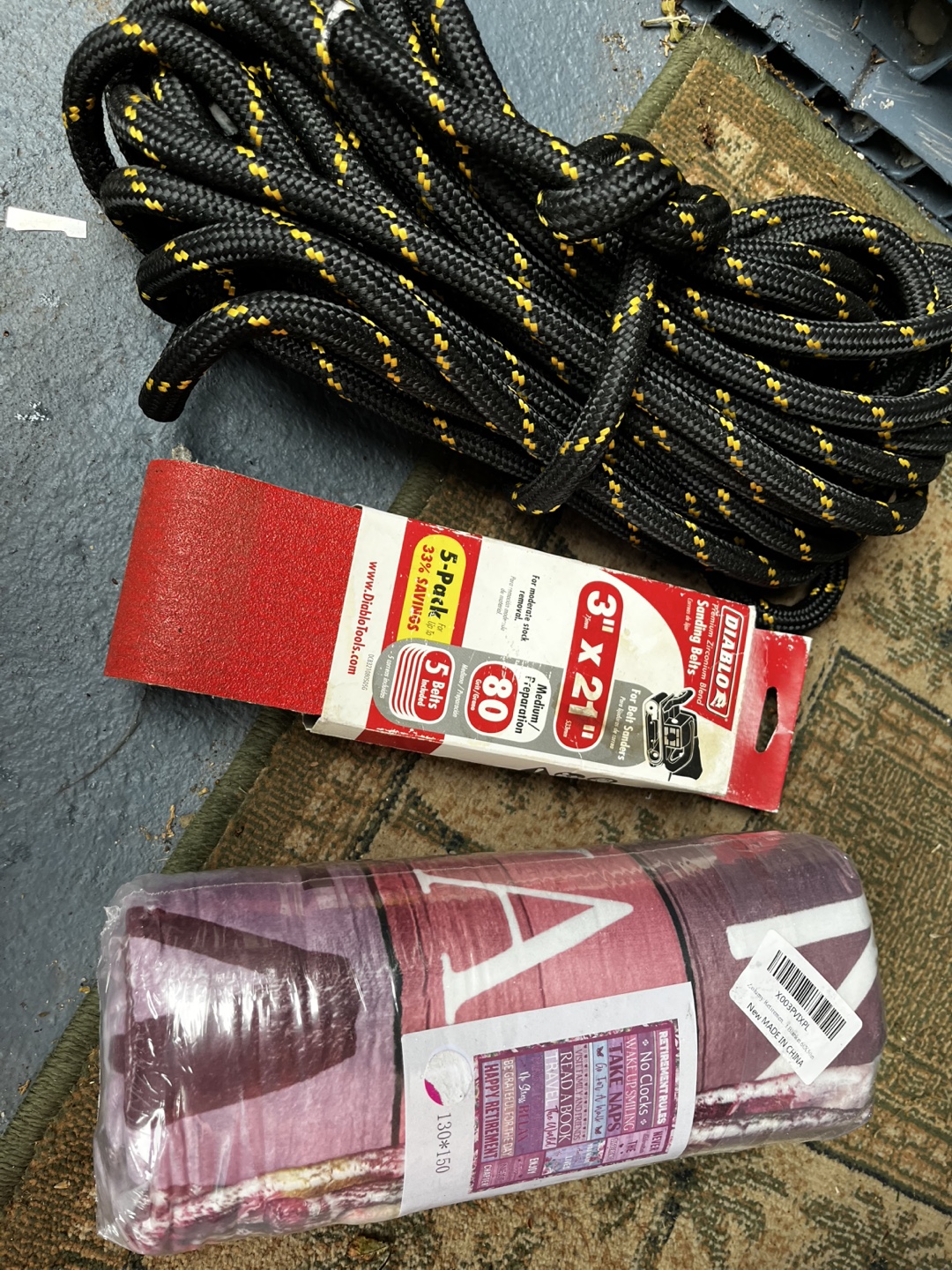 Diablo 3" x 21" Sanding Belts 80 Grit 5-Pack