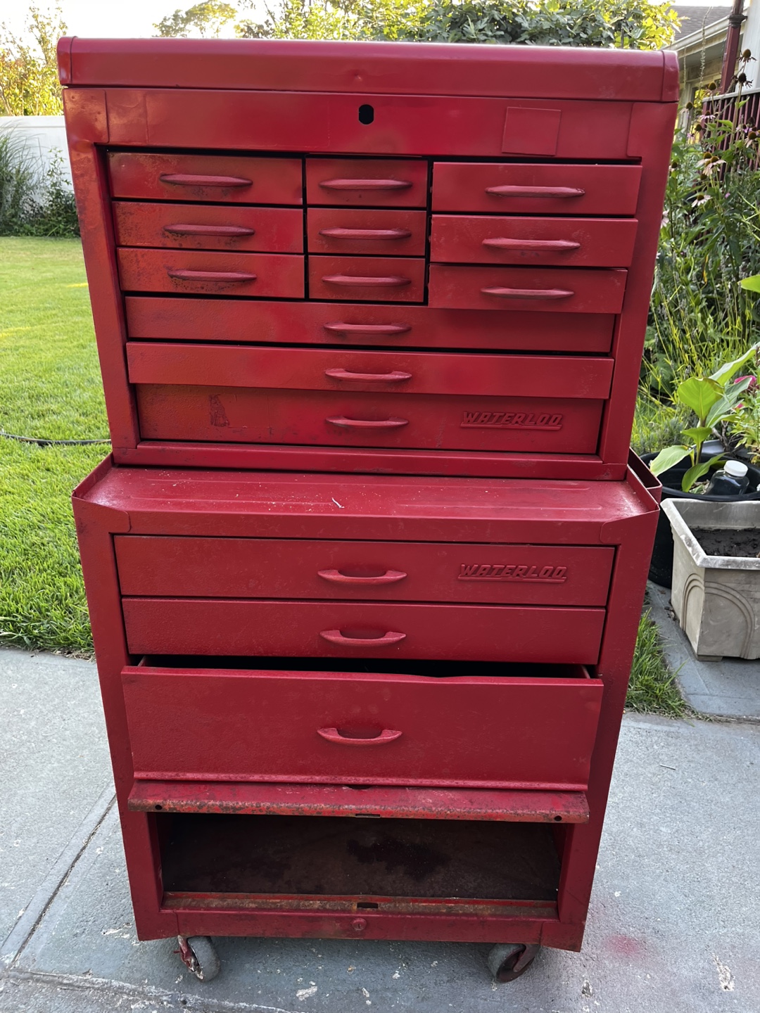 Waterloo Red Tool Chest - Rolling