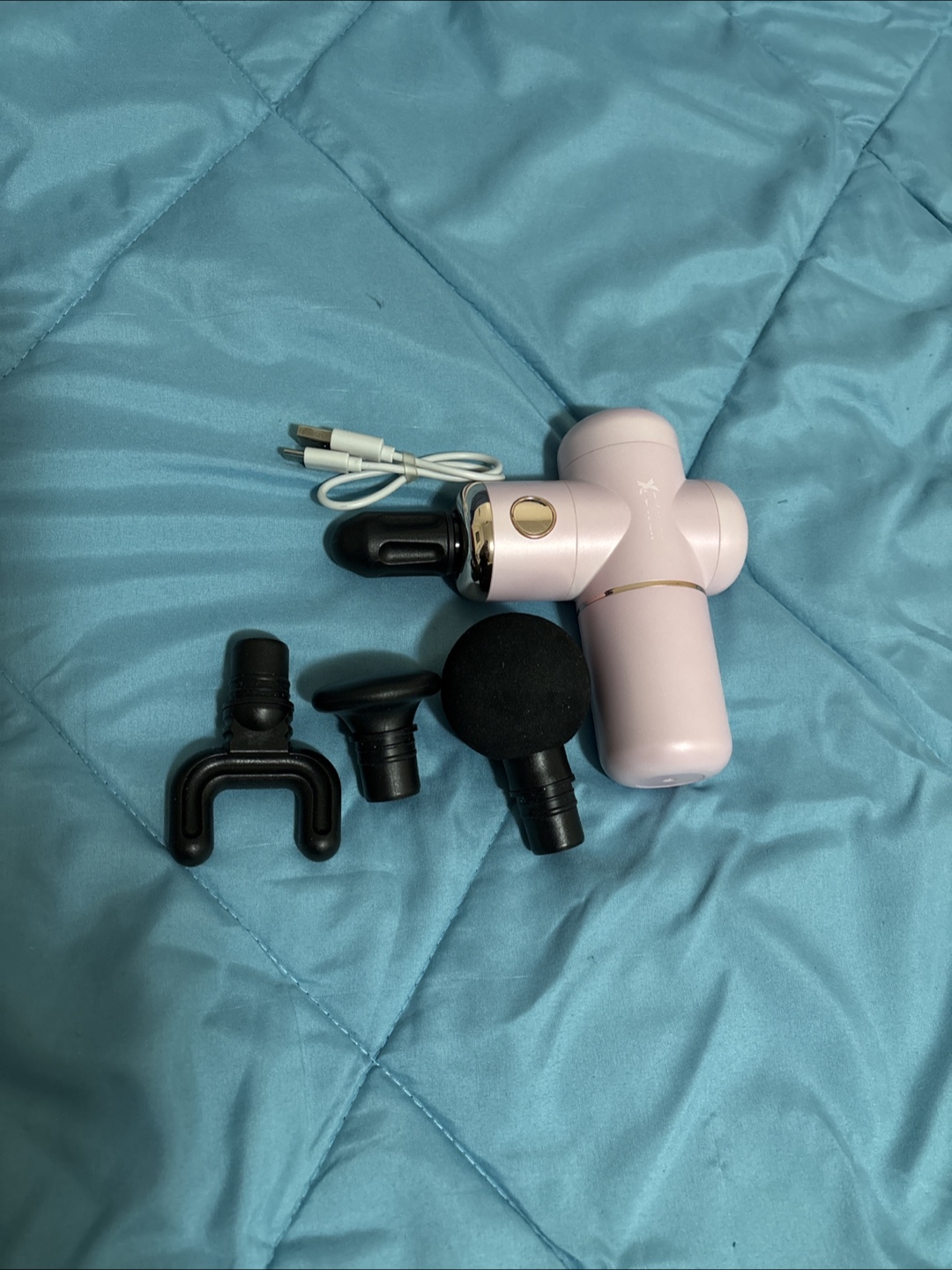 Pink Massage Gun with Attachments🥕