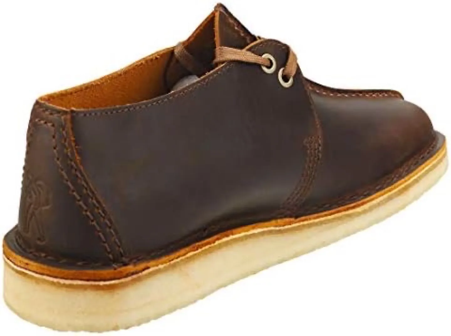 Clarks Originals Desert Trek Brown Leather Shoes image indicator(4)