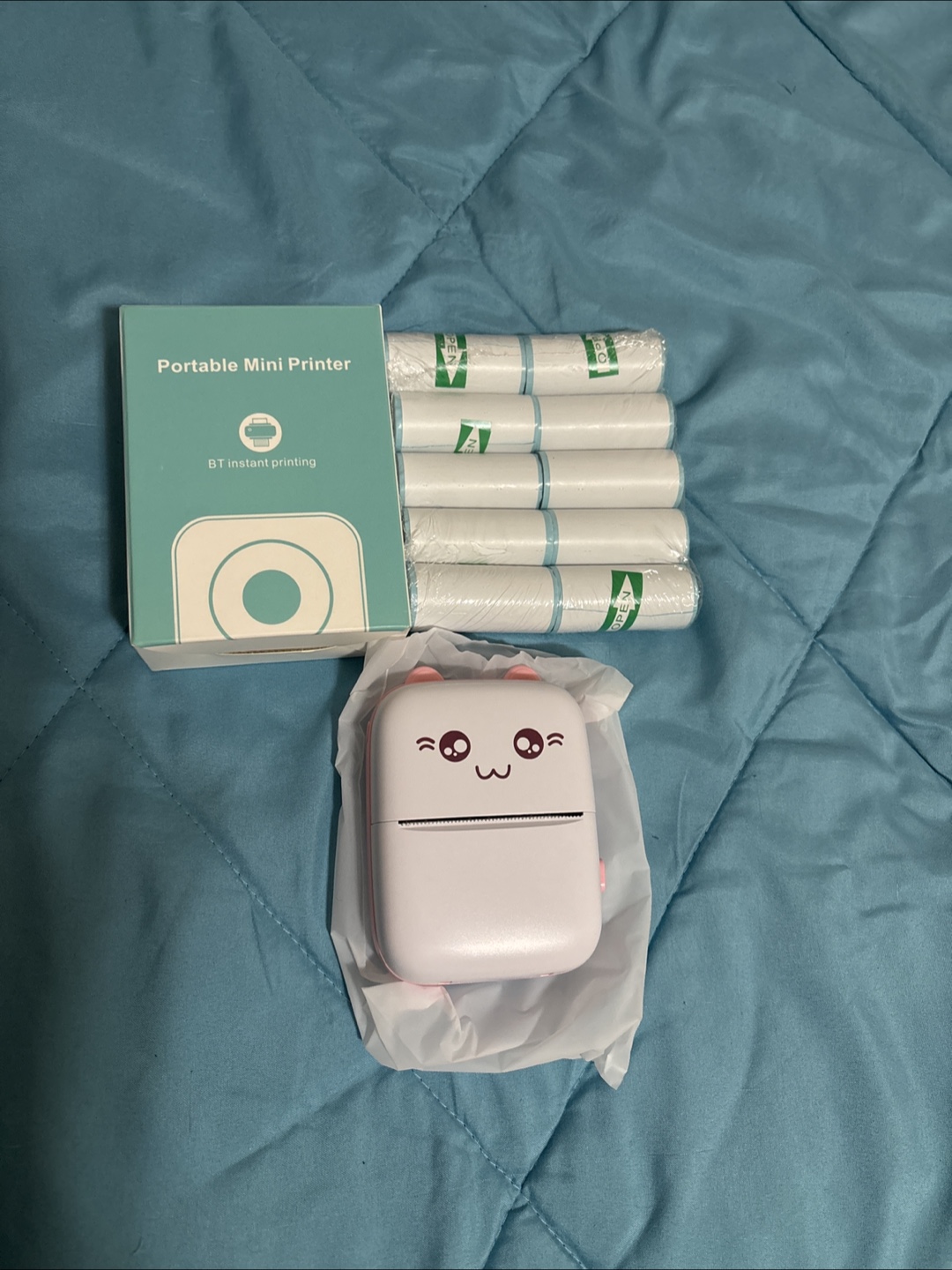 Portable Mini Printer BT Instant Printing🥕