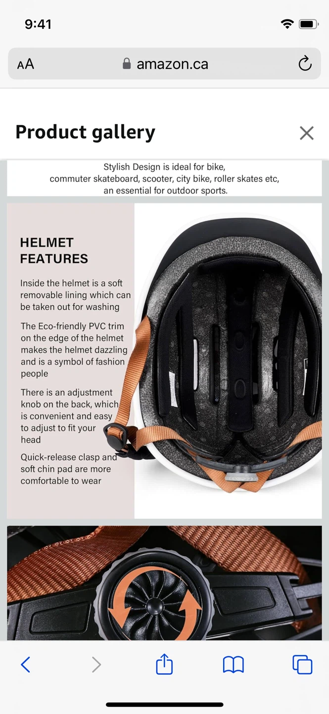 Exclusky Adult Bike Helmet - Black, Size L - photo 4