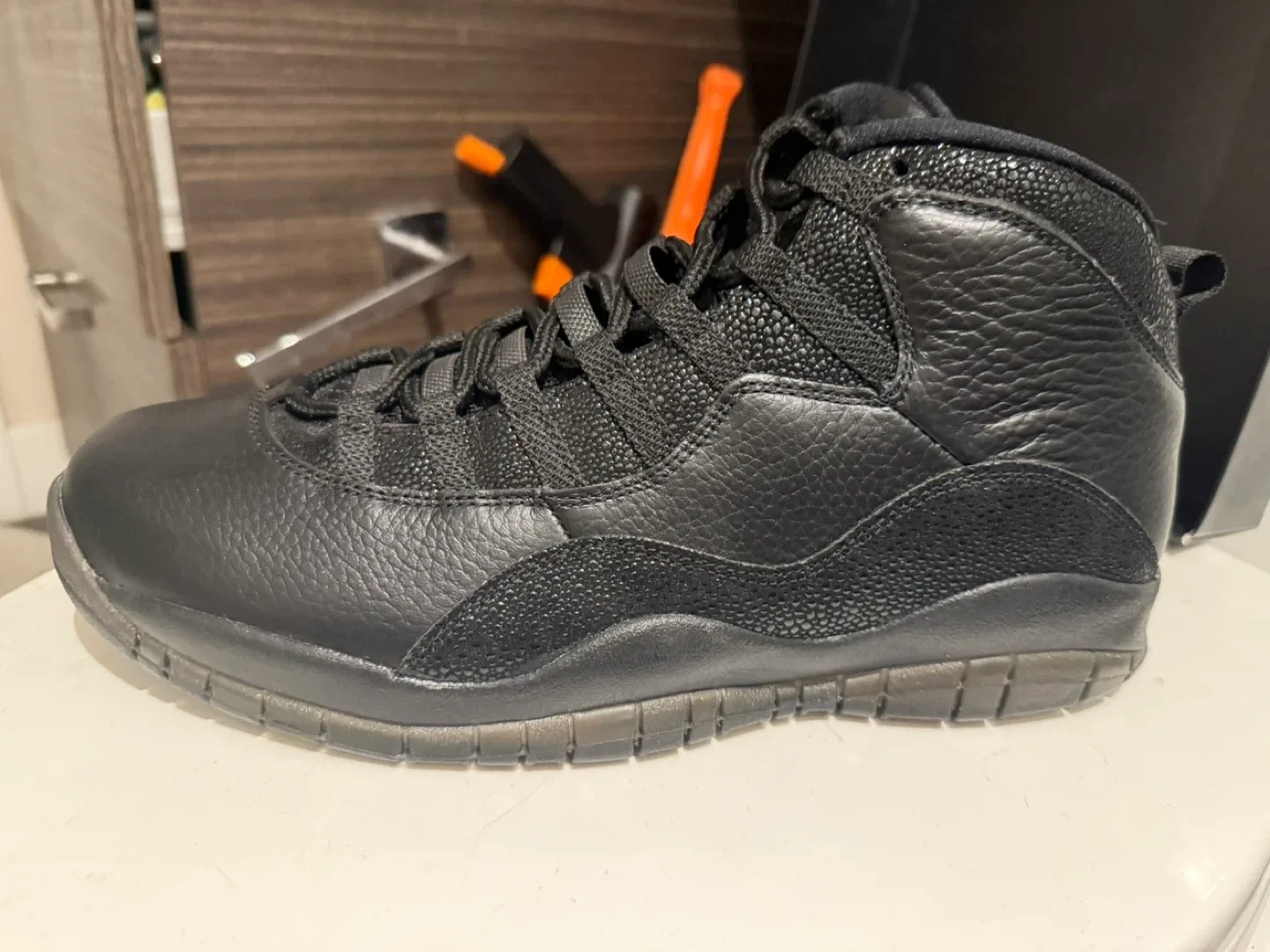 Air Jordan 10 Retro Black men’s 12 in box NEW thumbnail