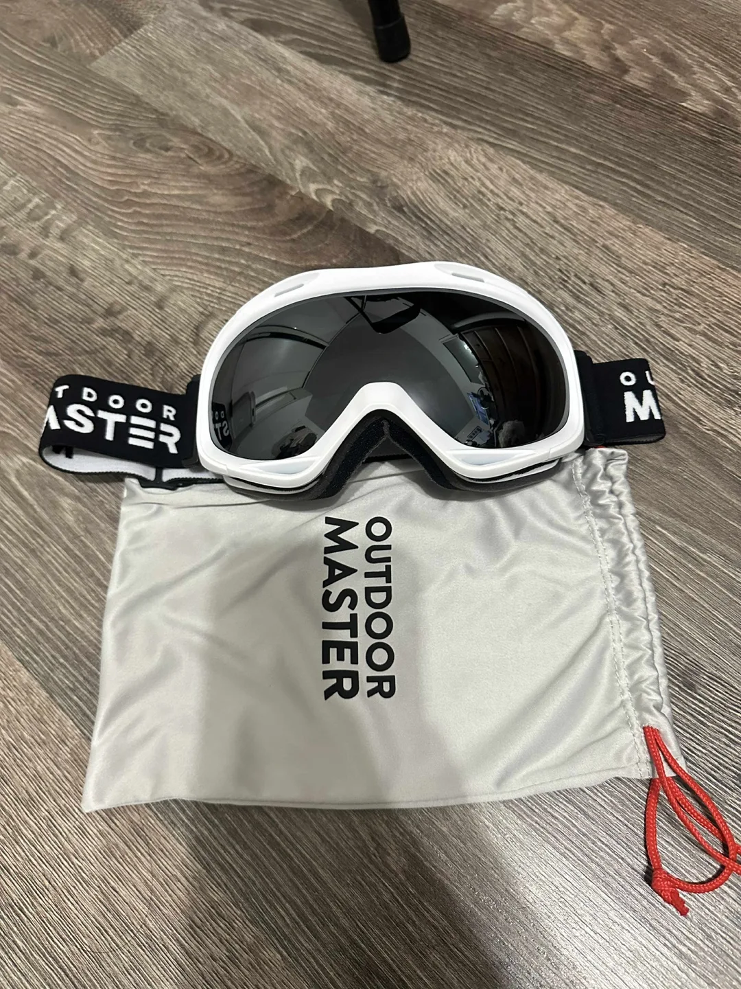 Outdoor Master Ski Goggles - White thumbnail