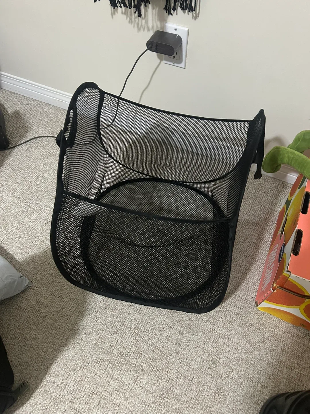 IKEA Black Mesh Laundry Basket