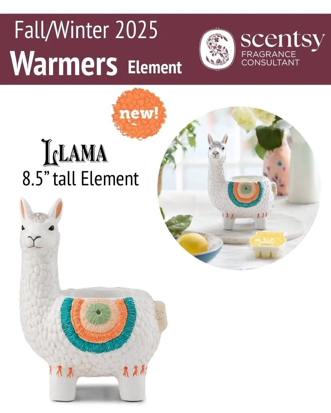 Scentsy Llama Warmer! thumbnail