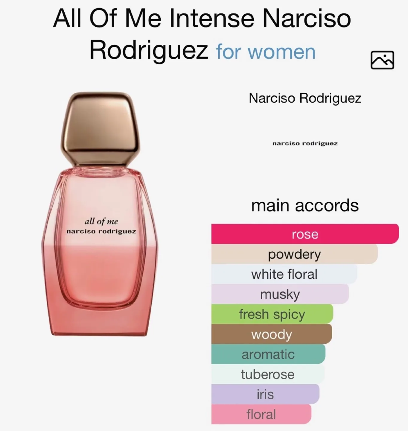 Narciso Rodriguez All of Me Intense EDP 50ml thumbnail
