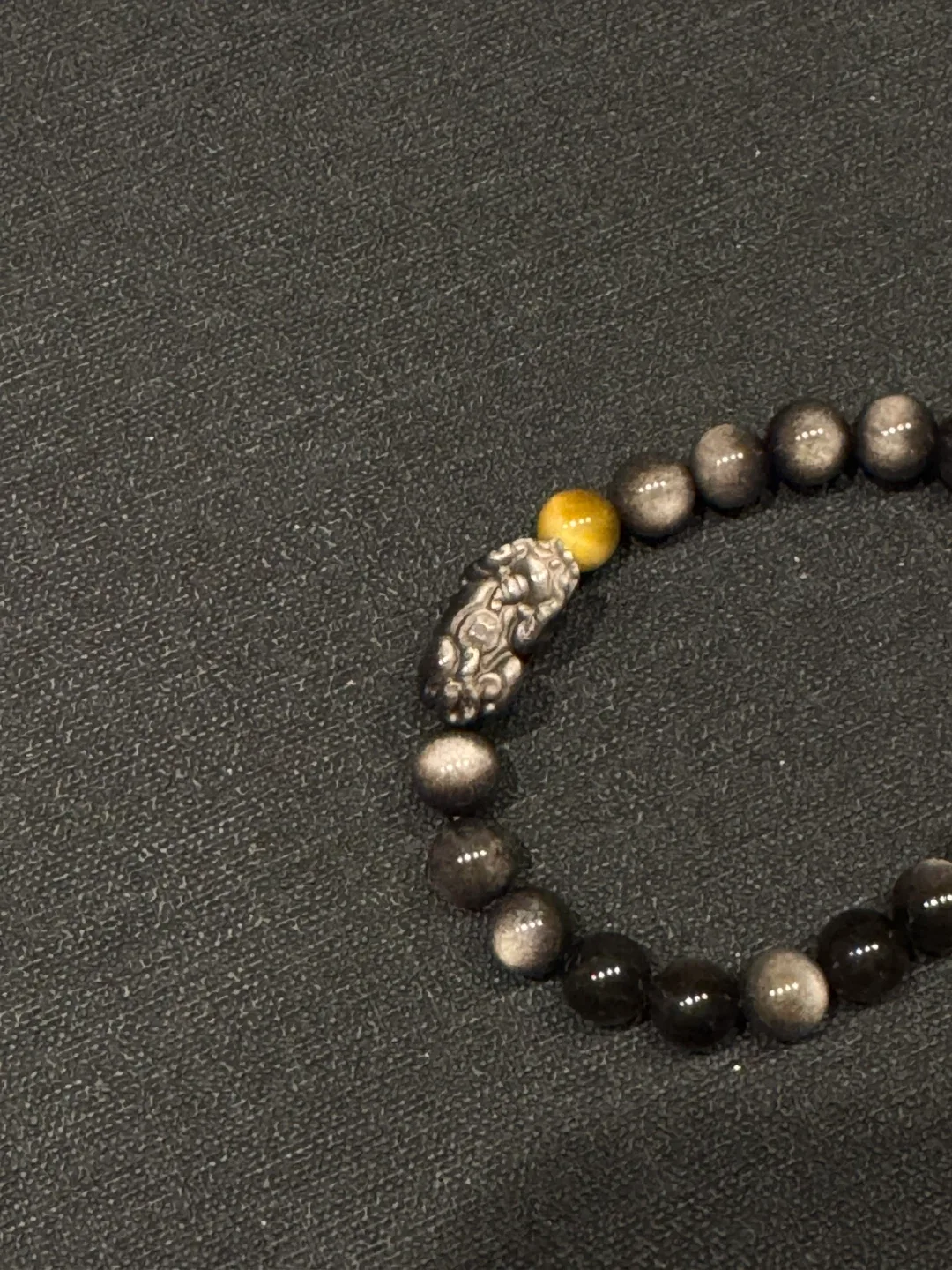 Beaded Bracelet with Pixiu Charm image indicator(2)