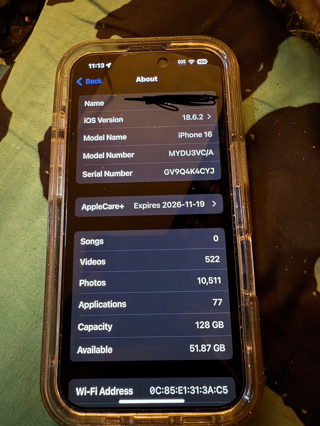 iPhone 16 128GB with Case - photo 3