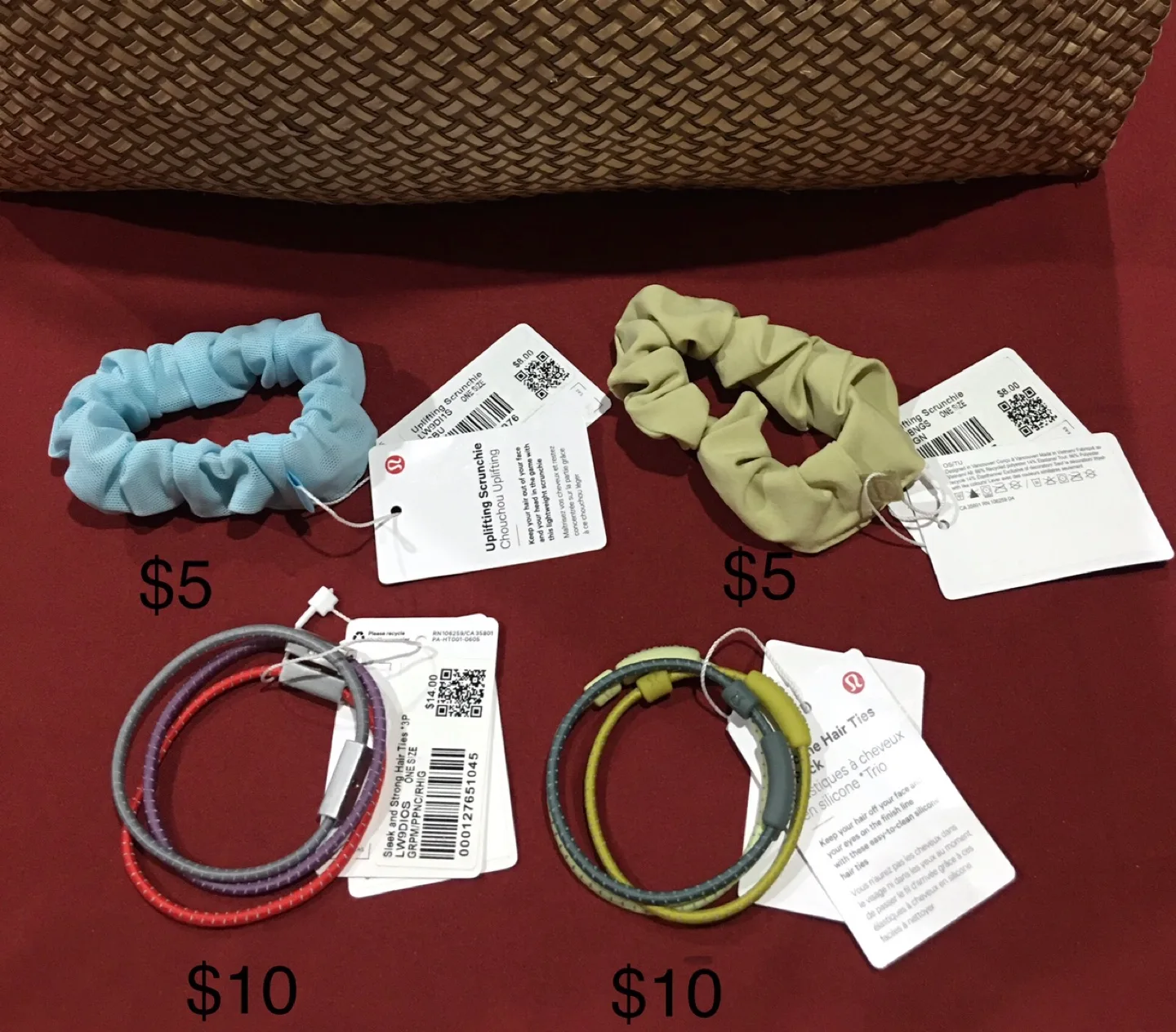 Lululemon Scrunchies & Hair Ties - New! thumbnail