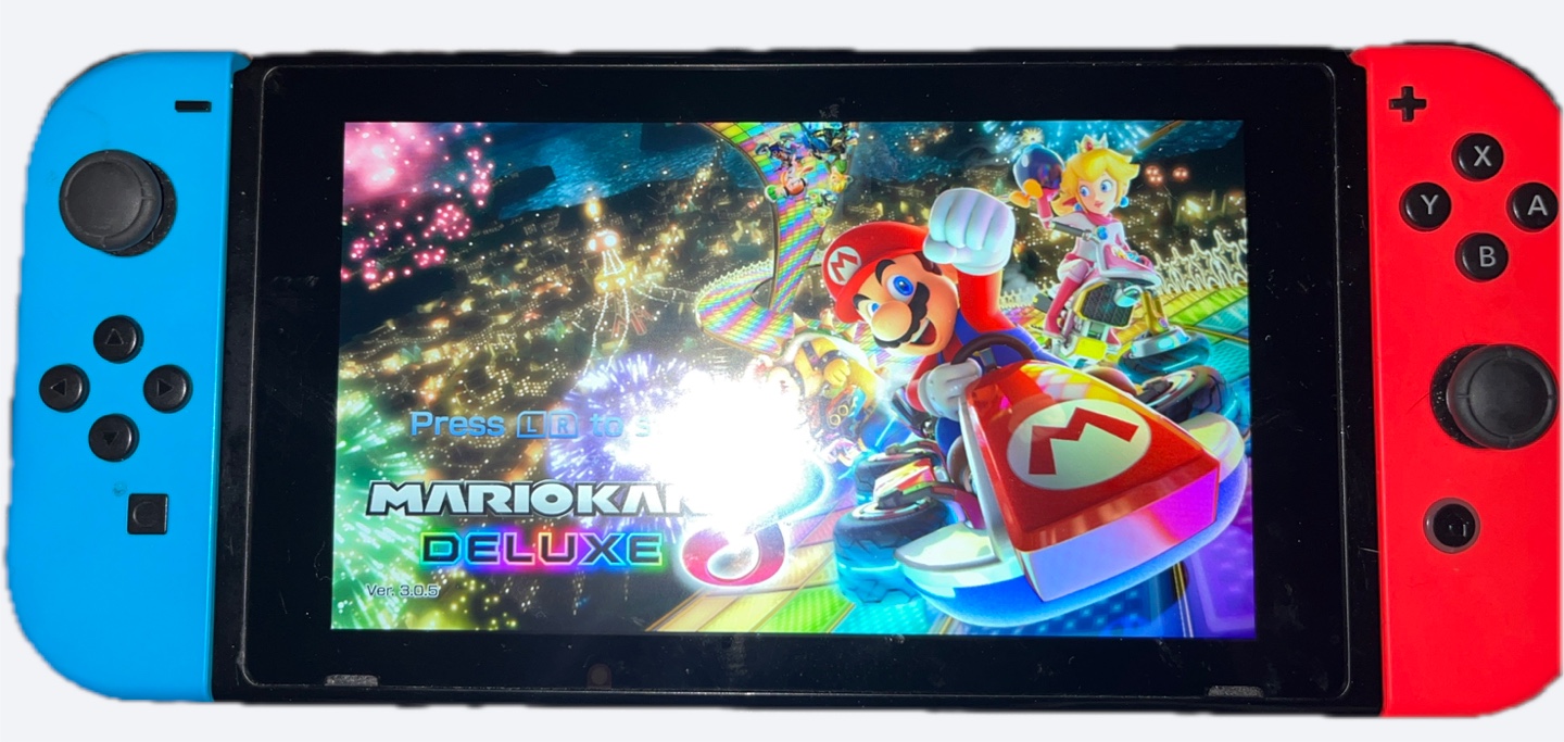 Nintendo Switch with Mario Kart 8 Deluxe