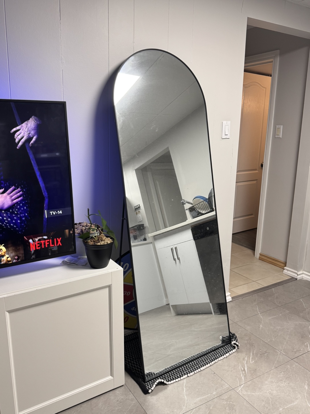✨ Oversized Arched Full-Length Mirror – Moving Sale! ✨