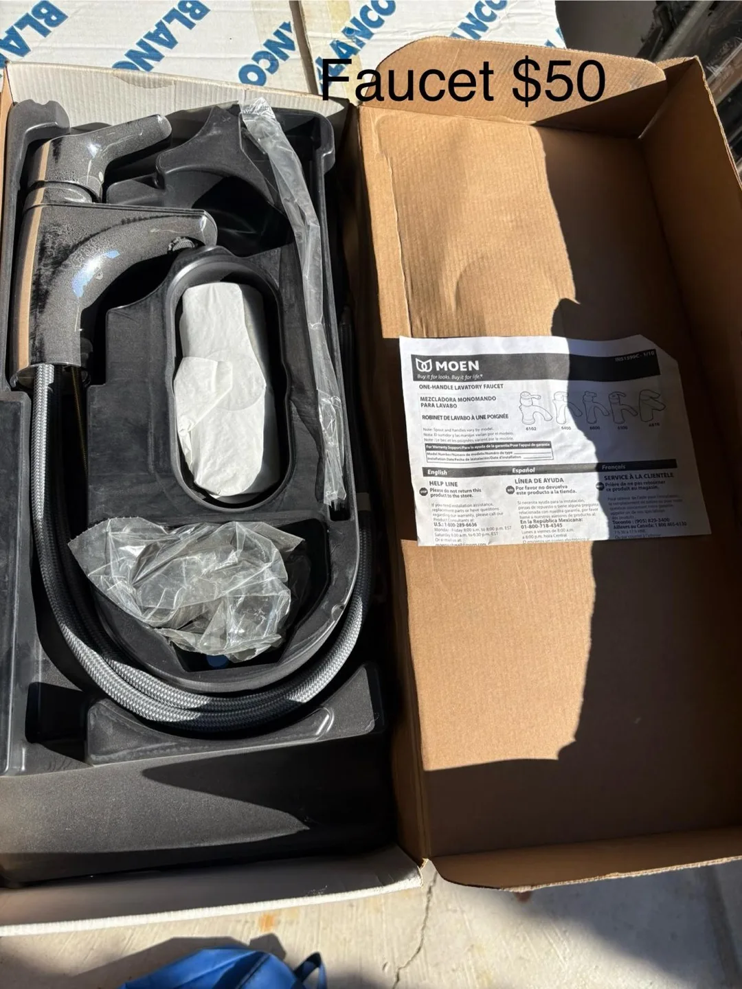 New Moen Method Chrome 1-Handle Lavatory Faucet thumbnail