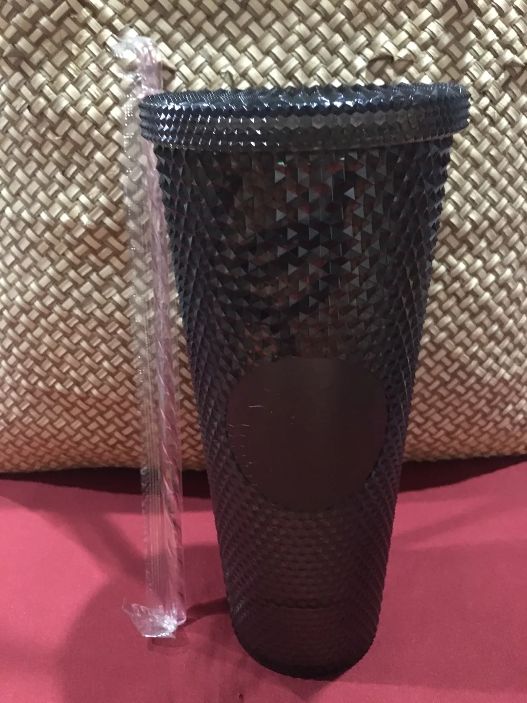 BLACK PINK Starbucks Studded Tumbler with Straw thumbnail