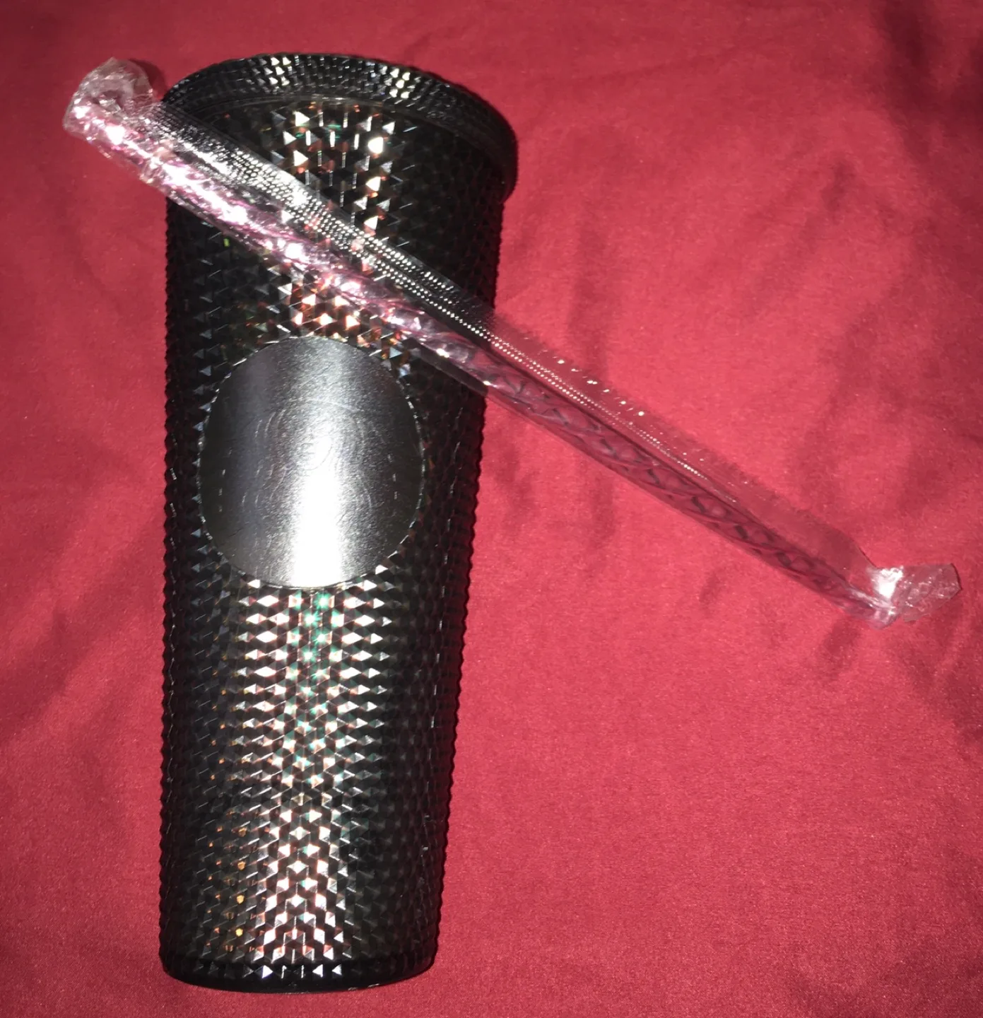 BLACK PINK Starbucks Studded Tumbler with Straw image indicator(5)