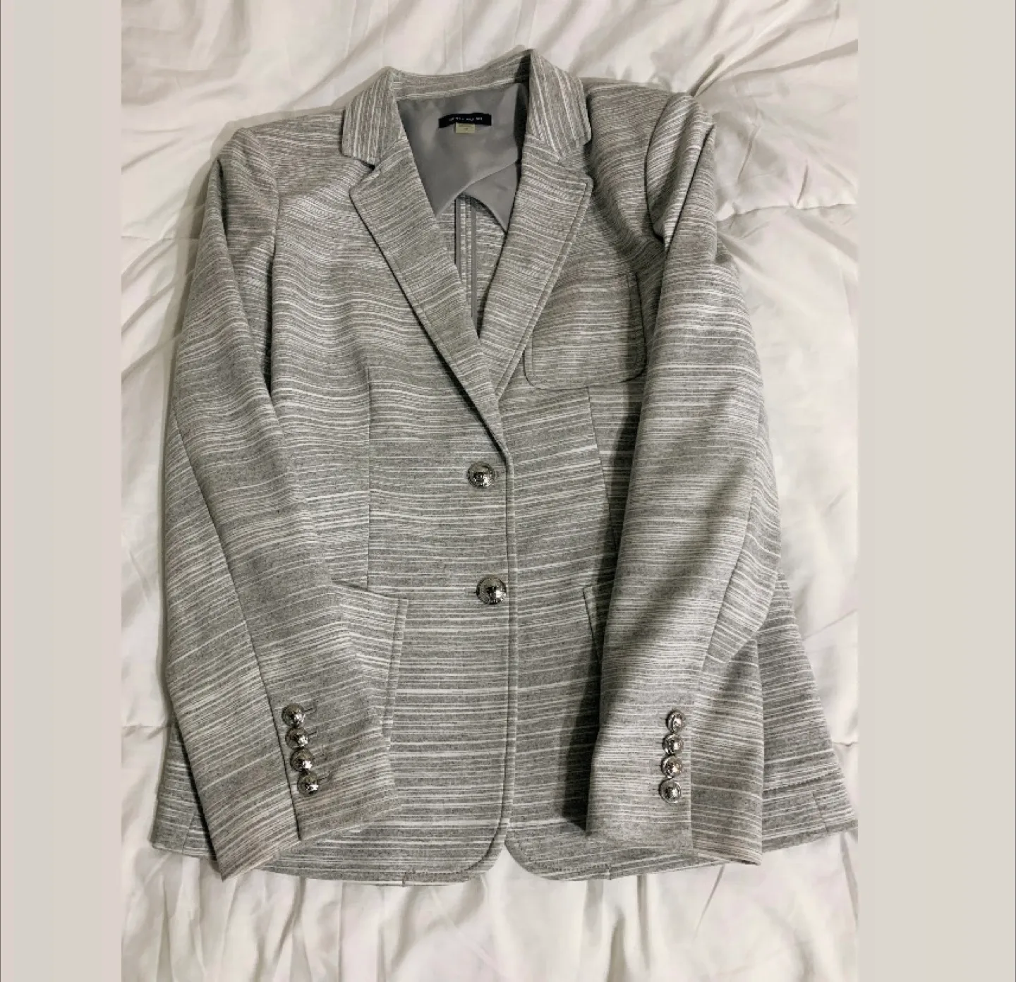 Tommy Hilfiger Grey Blazer - Size 12 thumbnail