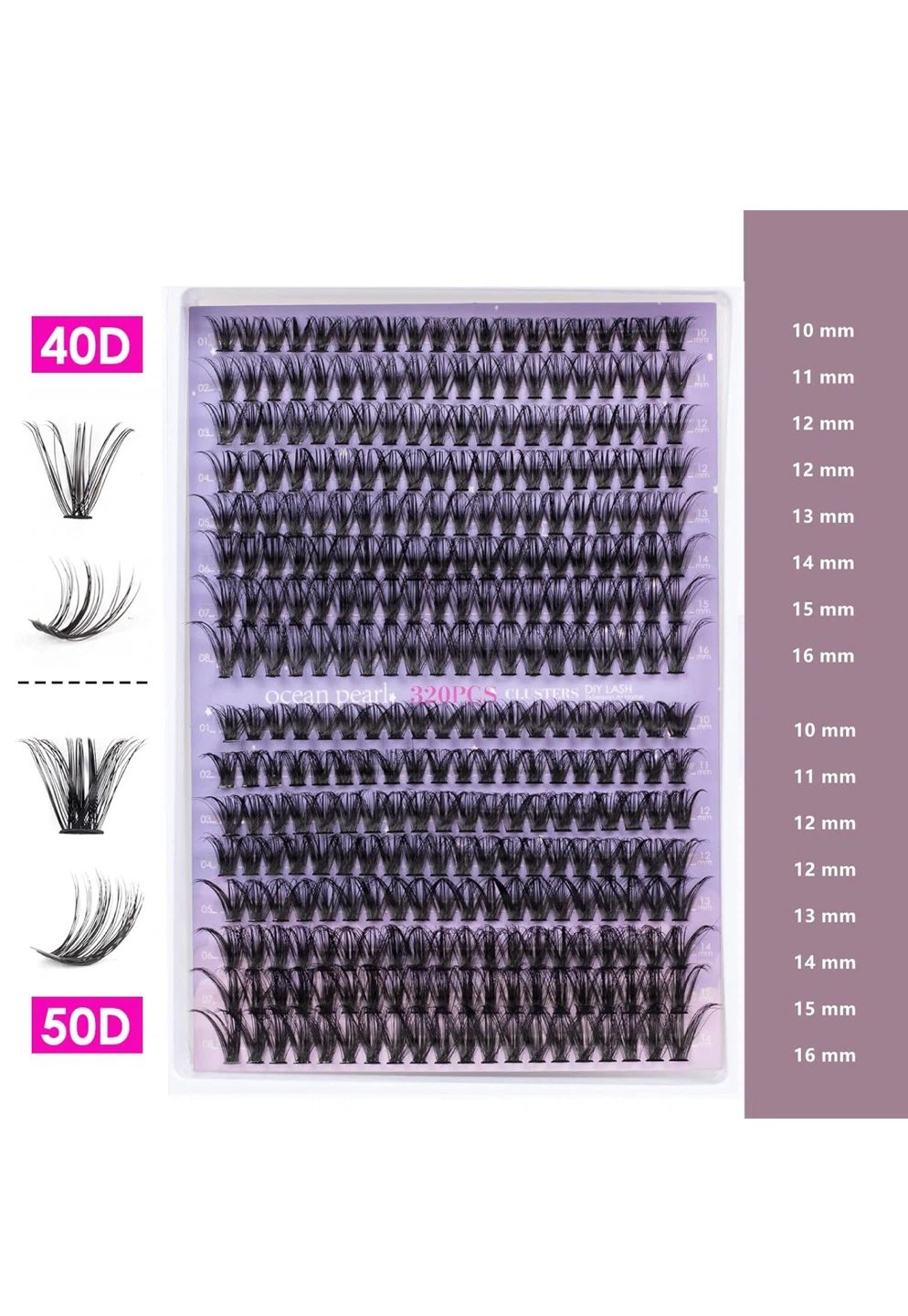 Ocean Pearl 320PCS Lash Extension Kit - photo 3