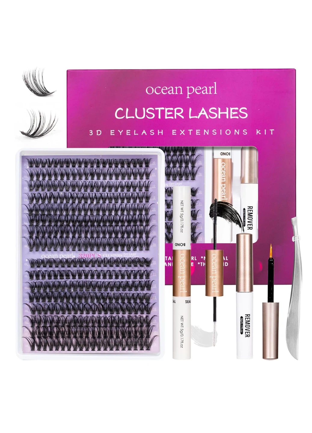 Ocean Pearl 320PCS Lash Extension Kit